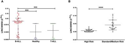 LINC00958 as new diagnostic and prognostic biomarker of childhood acute lymphoblastic leukaemia of B cells